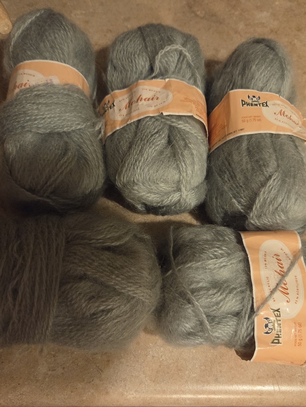 Mohair Blend Women's Yarn - Soft Green